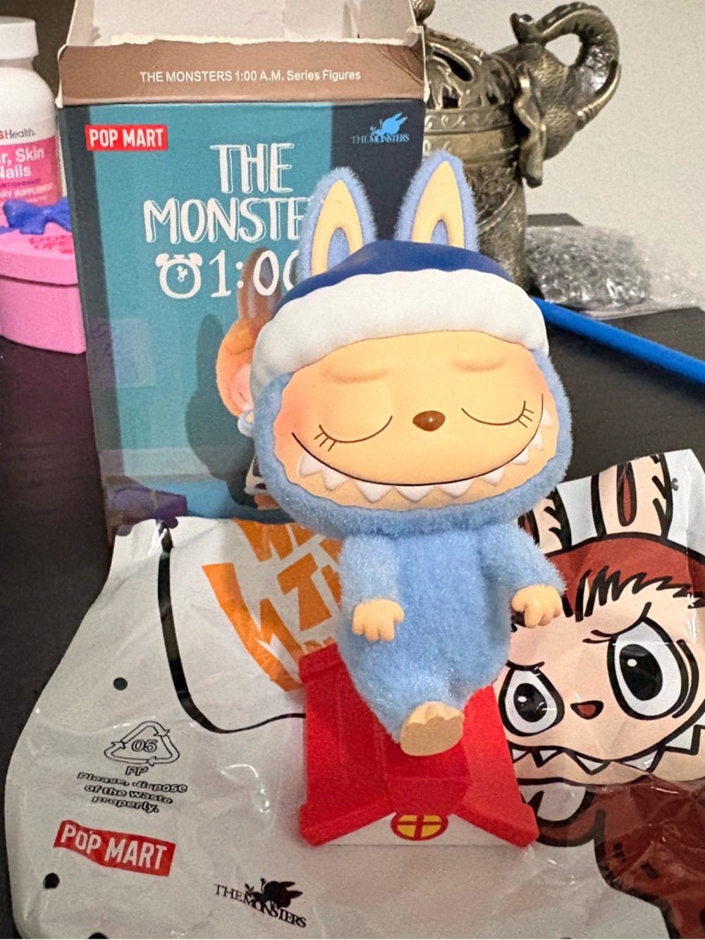 The Monsters 1:00 Blue Plush Figure - Adventure time.
